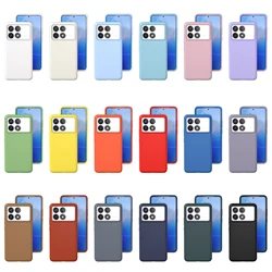 Shockproof Soft Liquid Silicone Case for Xiaomi Redmi K70 Pro K70E POCO X6 Pro, Skin Touch Protect Cover with Retail Package