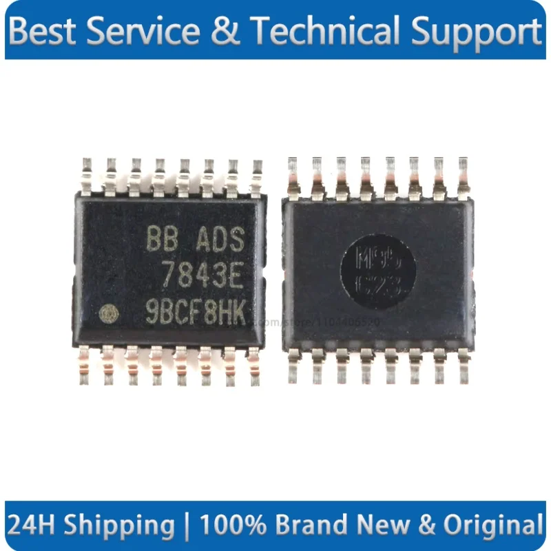 ADS7843E/2K5 ADS7843E SSOP-16 12 bit analog-to-digital converter chip serial port New Original