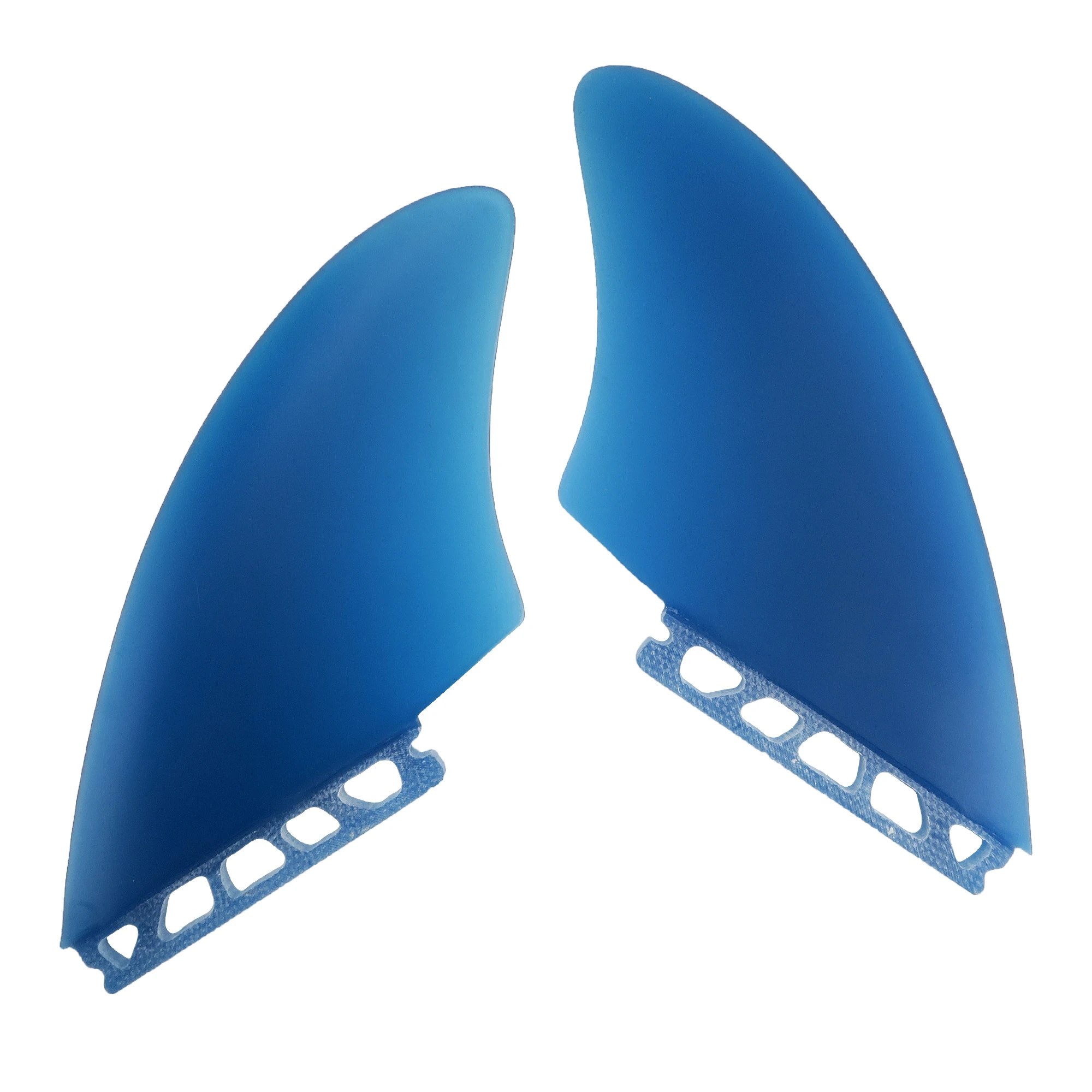 Twin Keel Fins (2 Flossen) Single/Dual II Tab Surfing Fins aus massivem Fiberglas für geringes Gewicht, Haltbarkeit und Top-Performance – Detail 10