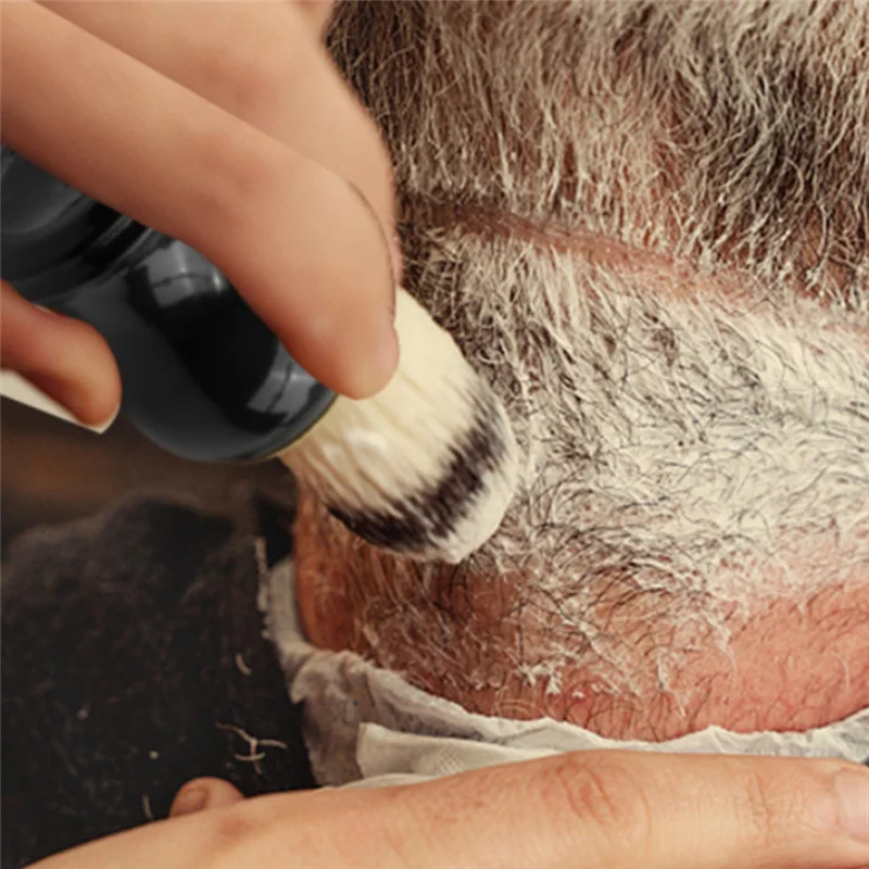 

A66Z Мужская чаша для бритья Набор кистей Парикмахерская Инструменты для бритья Мытье лица Чаша для бритья Щетка Легкая установка Простота в использовании