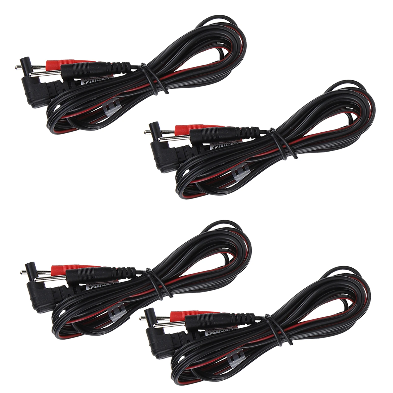 

4 шт., свинцовый кабель, терапевтический аппарат, соединительный провод, 2 мм, сменный разъем для физиотерапевтических устройств, провода