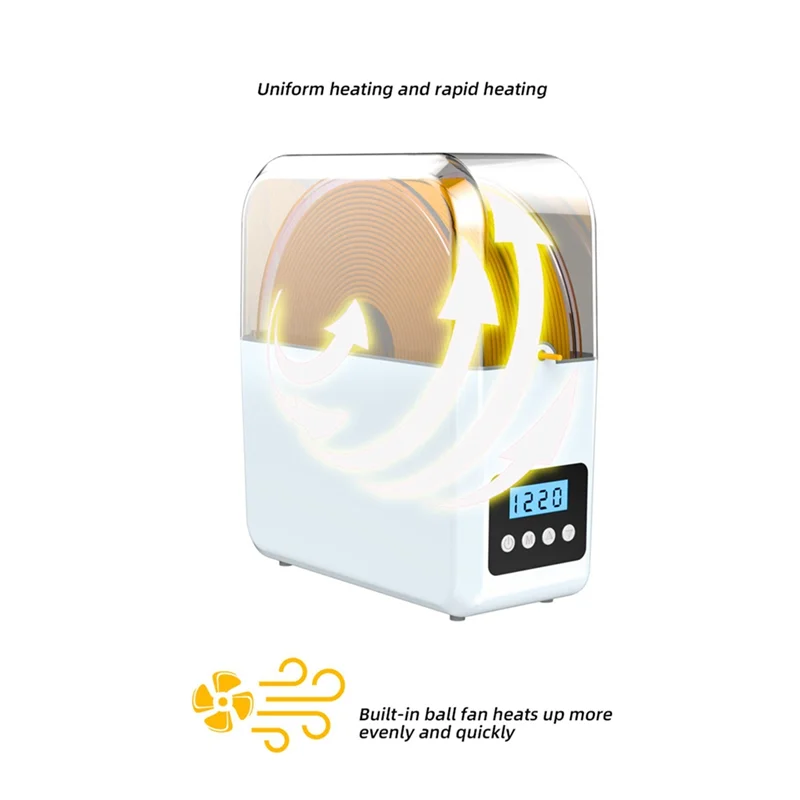 Filament Dry Box Adjustable Temperature 1Kg Keeping Filament Dry Holder 3D Printer Accessories White