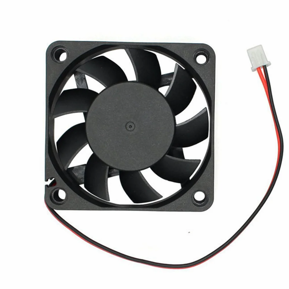 2PCS 3D Printer Cooling Fan 40x40x10mm Oil Bearing Blower Fan DC 12V 24V Brushless Cooling Fan With 2 Pin Terminal