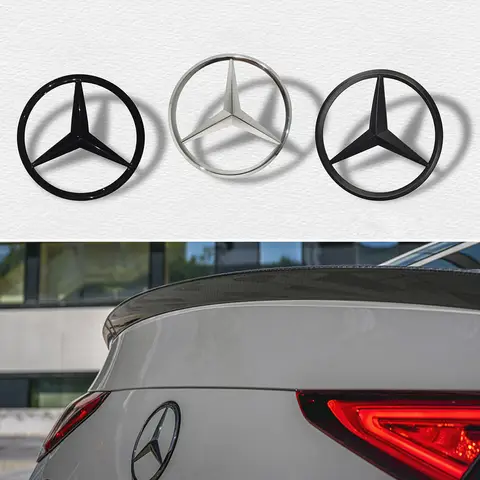 ABS 스타 스티커 자동차 뒷 트렁크 엠블럼 메르세데스 벤츠 S320 W164 W203 W204 W168 C180 E320 A200 GLE GLS CLS GLC CLA GLA GLK