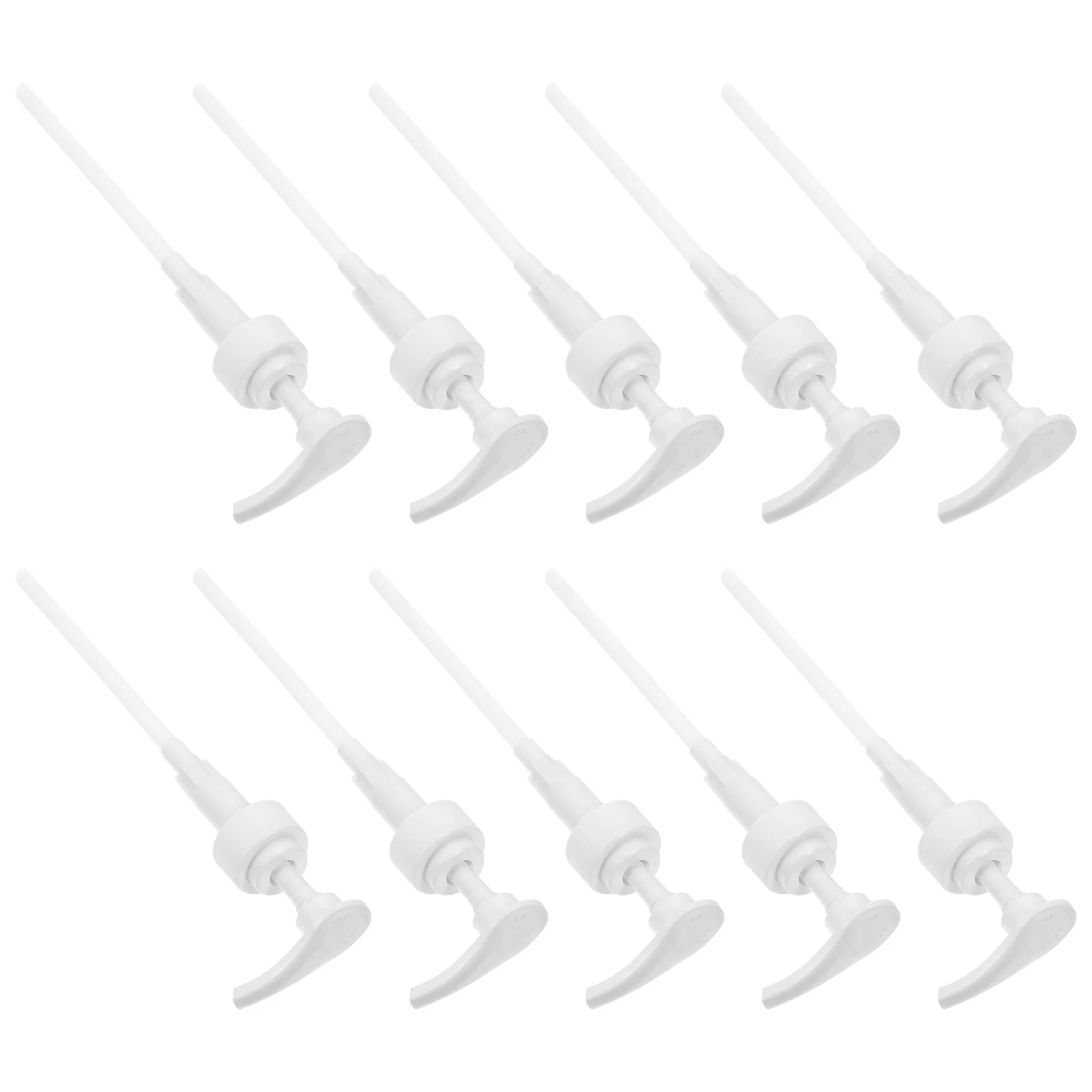 Cabezal de bomba de loción de repuesto, bomba de botella de presión de plástico para Gel de ducha, dispensador de jabón, uso en baño y cocina, 10 Uds.