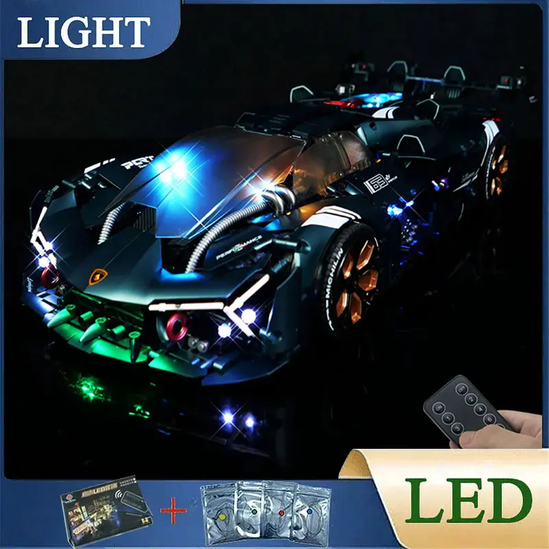 RC DIY LED Light Kit For LEGO GULY 10611 Technical Sports Car ( Only LED Light,Without Blocks Model)