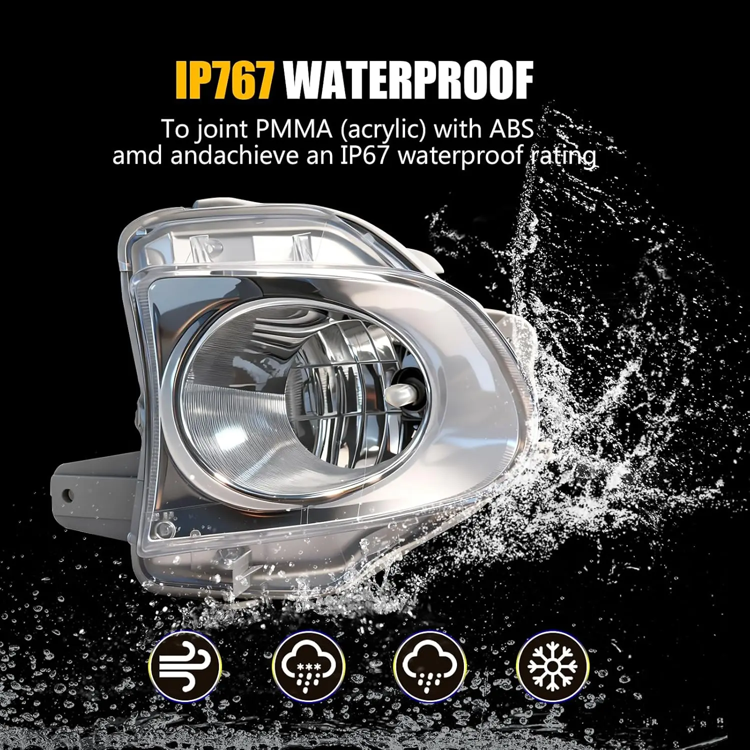 Fog Lights For Lexus ES350 2010 2011 2012 Upgrade and Modified 1 Pair Fog Lamp , Fog Light Assembly