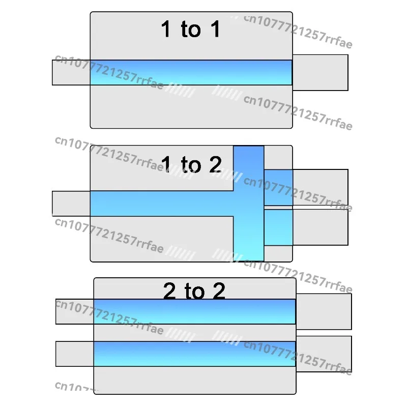 Automobile exhaust pipe stainless steel modified tail drum flat drum sound drum straight row