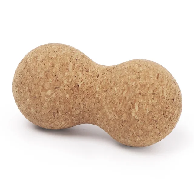 Doskonała ultralekka korkowa piłka do masażu do regeneracji mięśni i łagodzenia napięcia joga Fitness korkowa piłka orzechowa średnica 6/7/8cm