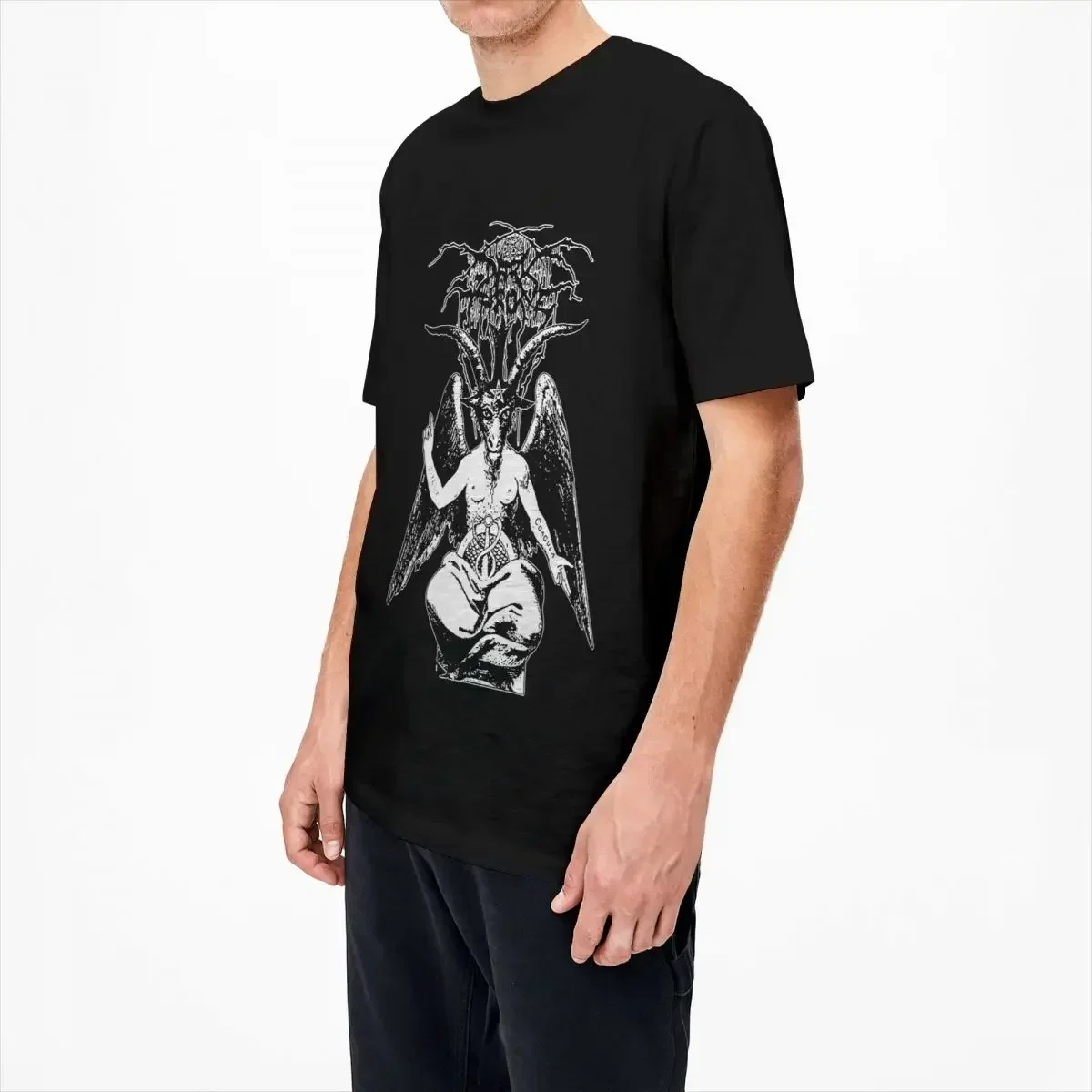 Darkthrone Band Death Metal Zubehör Shirt für Männer Frauen Vintage Reine Baumwolle T-shirt O Hals Kurzarm Plus Größe Kleidung