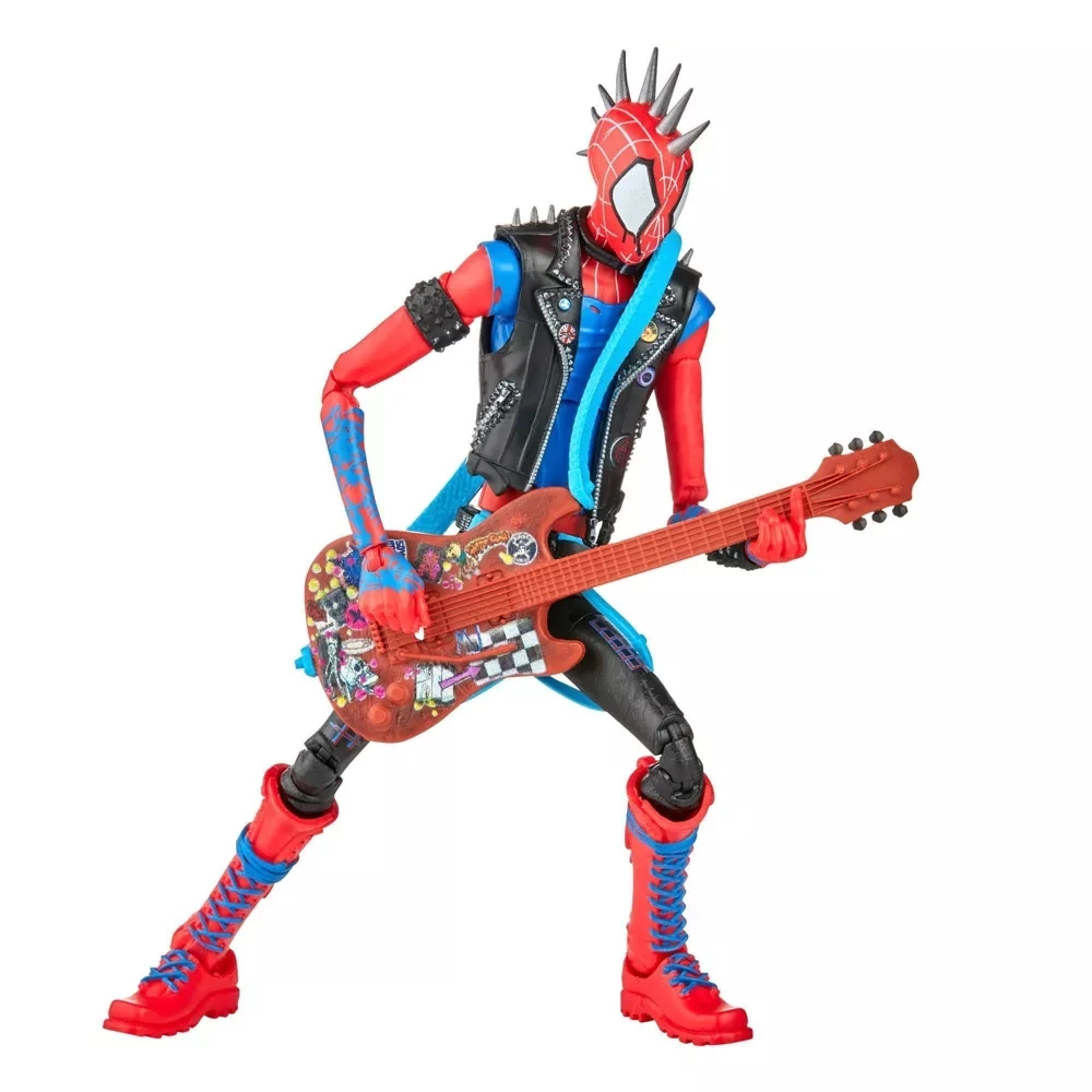 Hasbro SPIDER PUNK Spider Man Across the Spider Verse Action Figure Hobie Brown Toys Statue Model Doll kids for Toy Gift