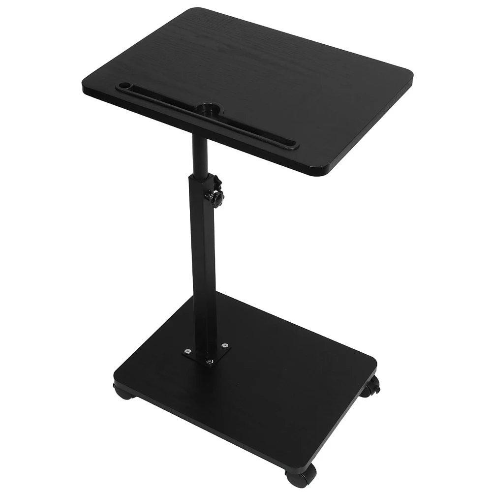 Scrivania per laptop regolabile 360 °   Vassoio girevole per divano, tavolo per ufficio domestico, carrello con rotelle, comodino, letto medico per la casa, vassoio per alimenti