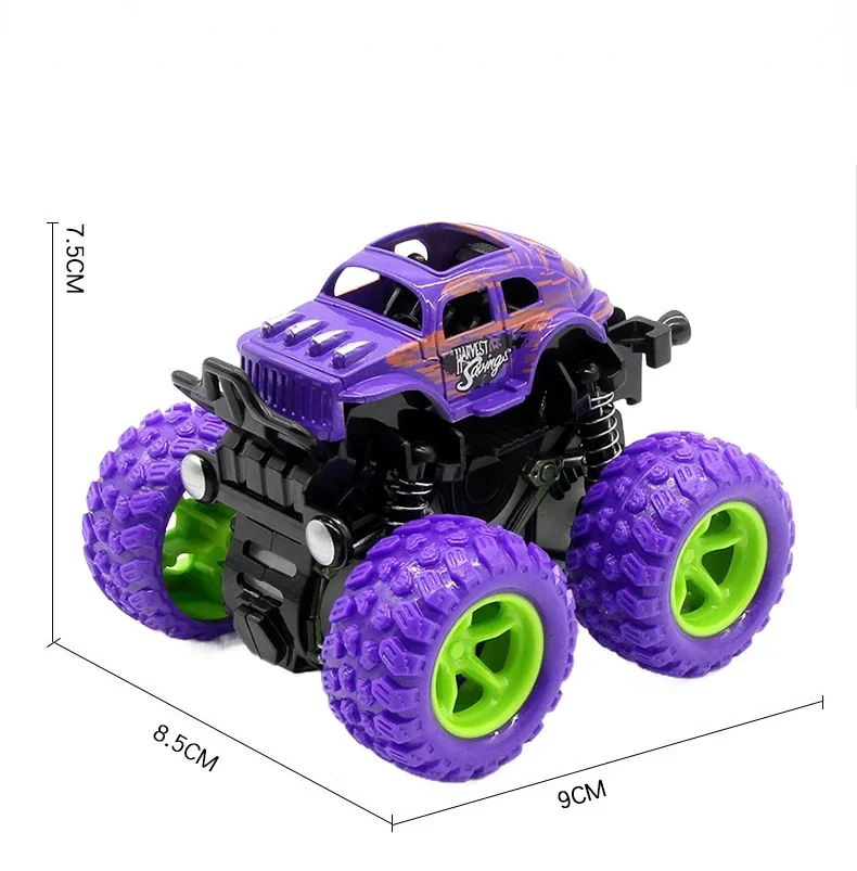 Off-Road Car Toys Rotate Toy Vehicles Inertial Four-wheel Drive Stunt Military Missile Engine Excavator Vehicle Toy