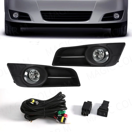 Para Toyota Corolla 2004 2005 2006 versión europea lámpara antiniebla DRL luces de circulación diurna cubierta parrilla bisel faros antiniebla 12V