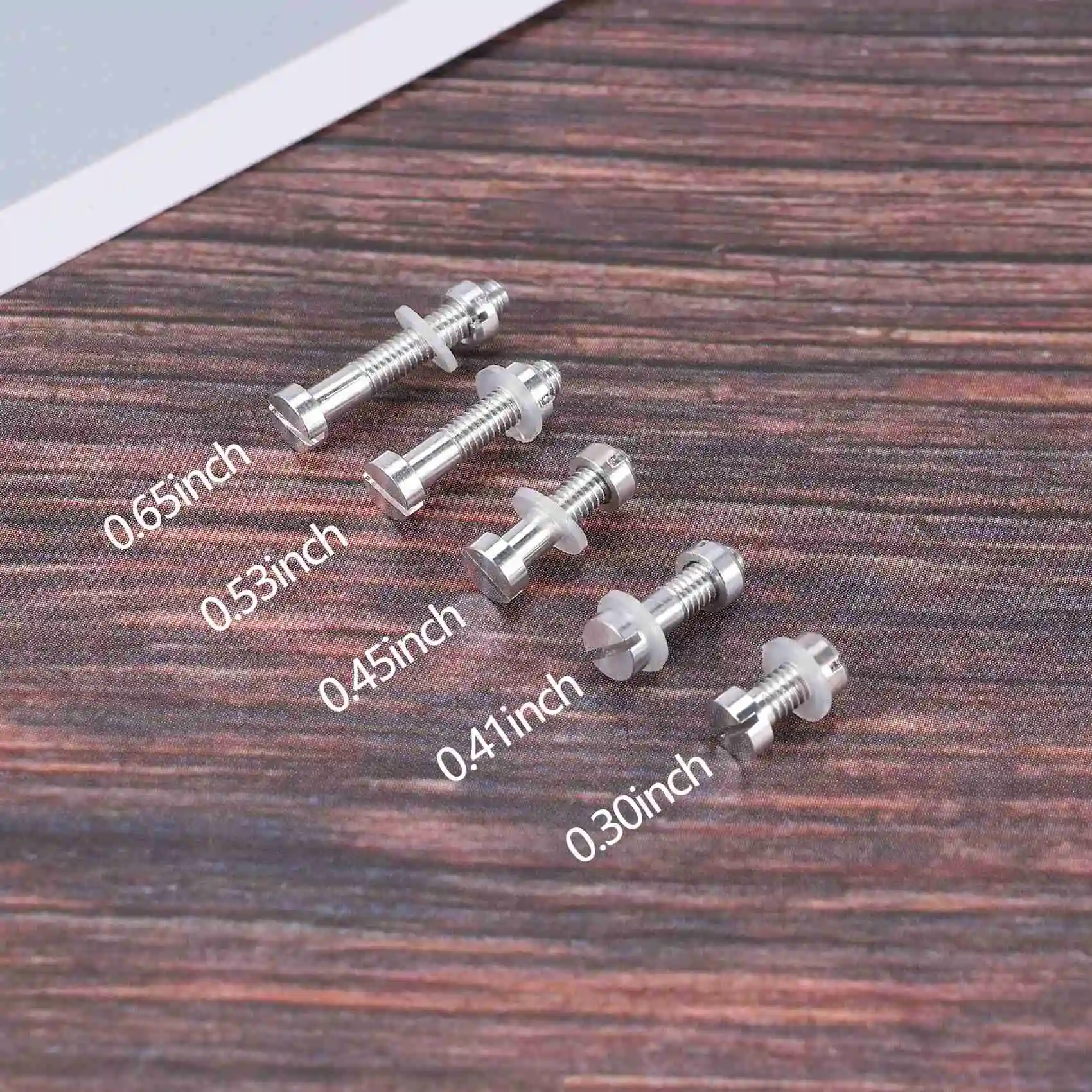 B49C5 Pz M2.5 Viti Bullone Dado Rondelle Set Giradischi Headshell Cartuccia Stilo Montaggio Vinile LP Giradischi