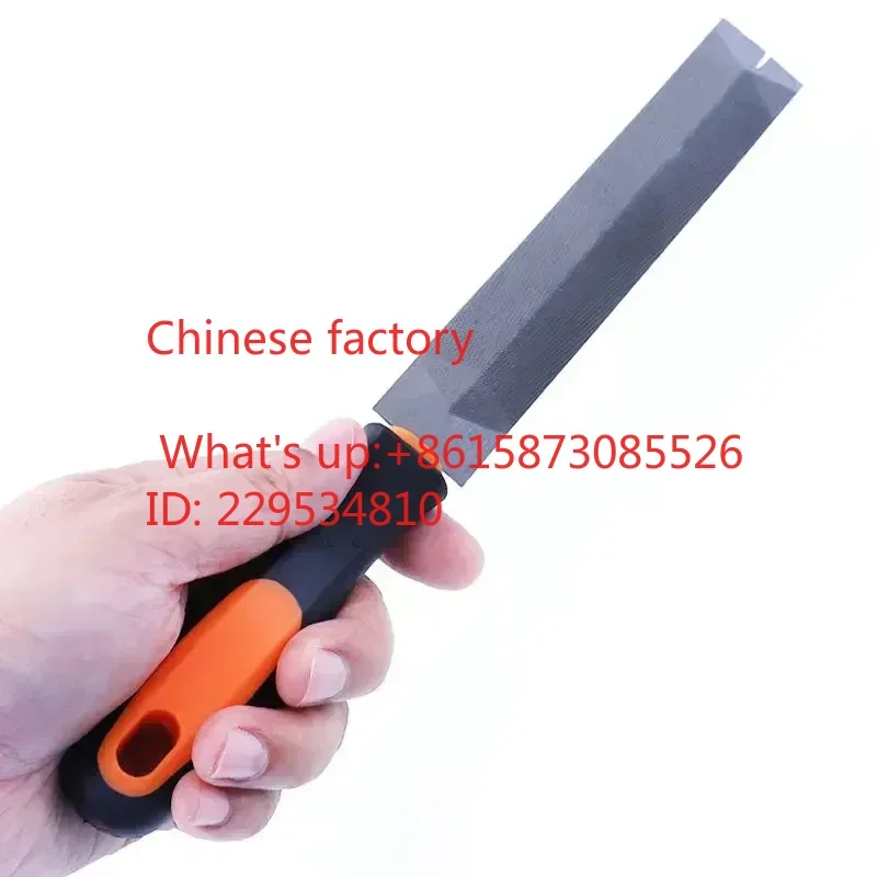 imported 6-inch diamond shaped file, saw file, metal fine tooth double grain triangular file, woodworking shaping file