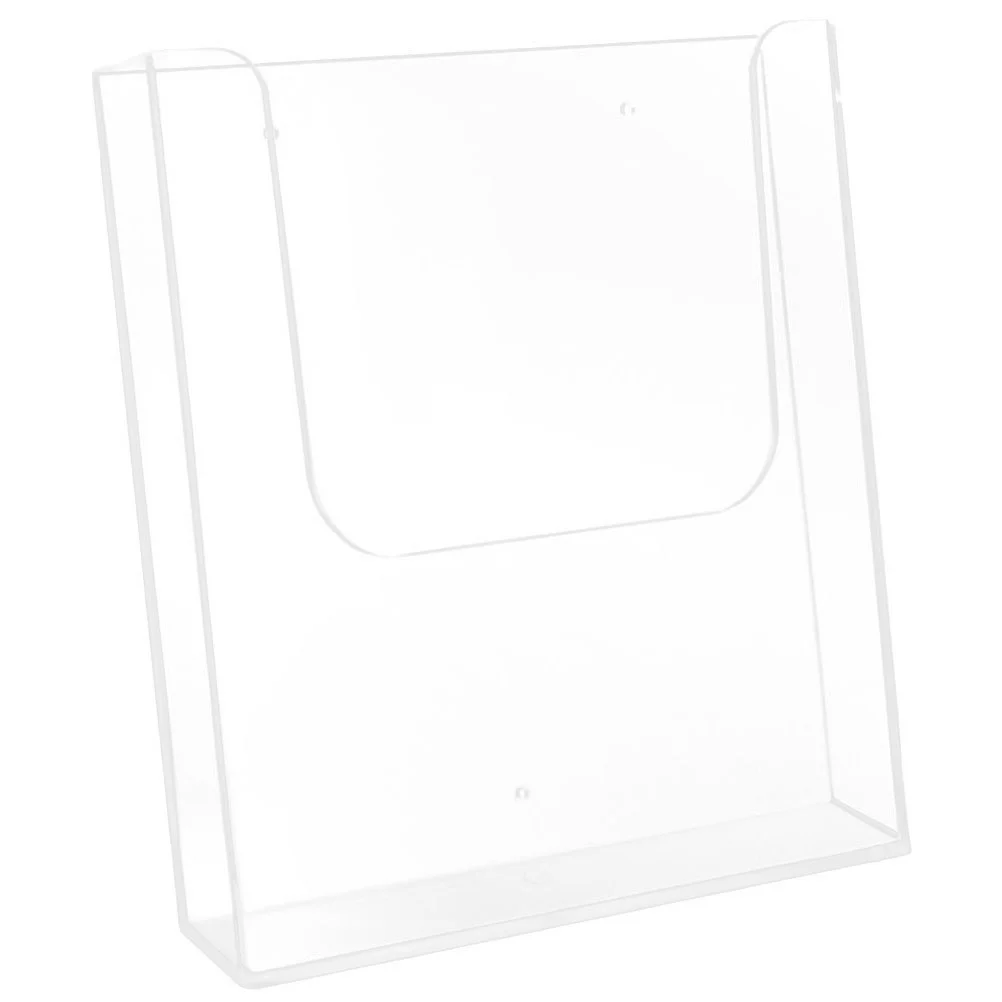 Wall Bracket Desktop Display Stand Office File Folders Bookshelves Holder Mount Hanging Organizer Clear Shelf Vertical