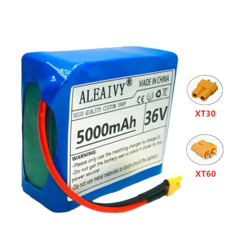 

Replacement 36V 5Ah 10S1P 21700 Lithium Ion Battery Pack for M365 MIJIA Pro Scooter, XT30 Plug +20A BMS, Extended Range.