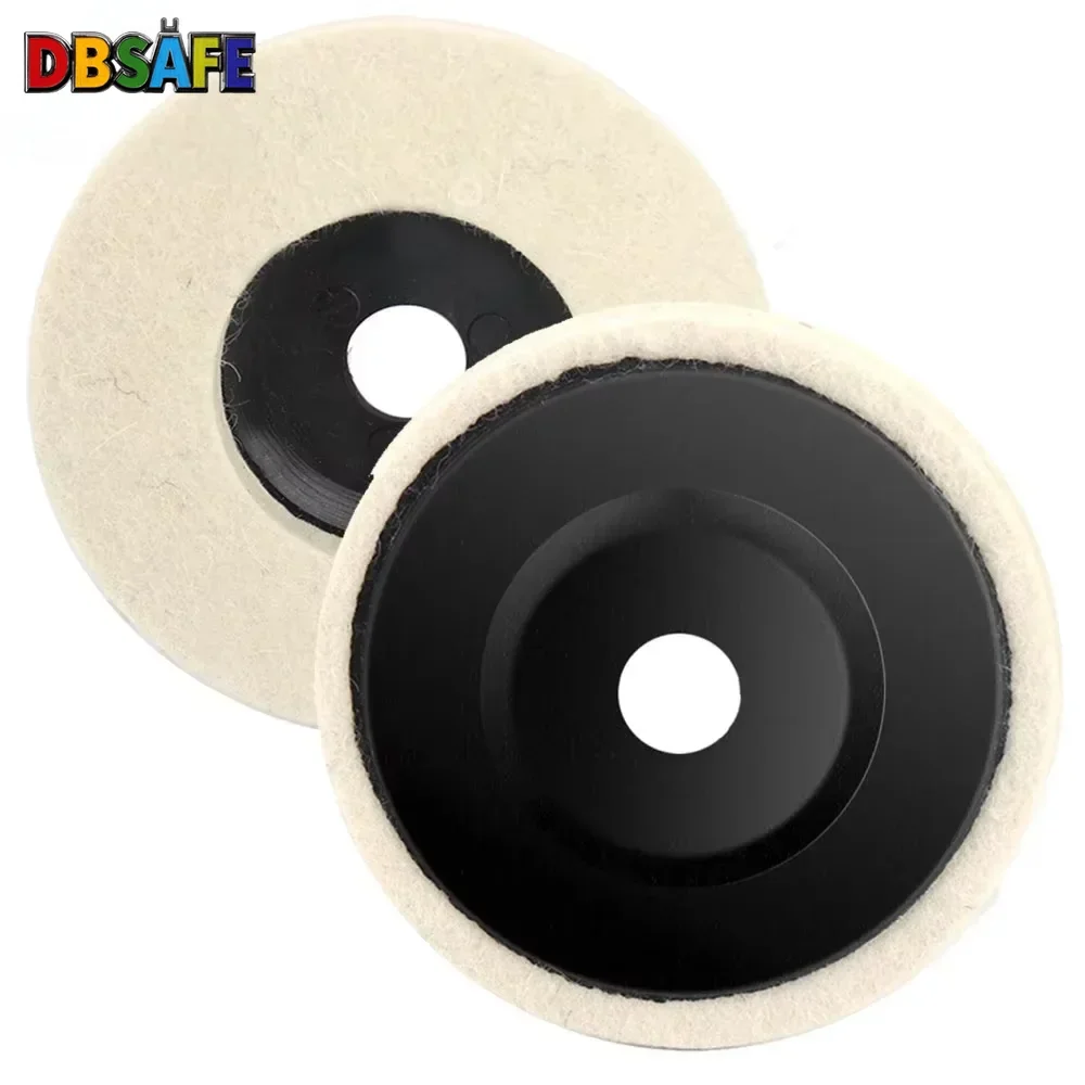 50/75mm Wool Polishing Wheel Felt Pads Angle Grinder Disc For Metal Marble Glass Ceramic 1PC Professional Tool