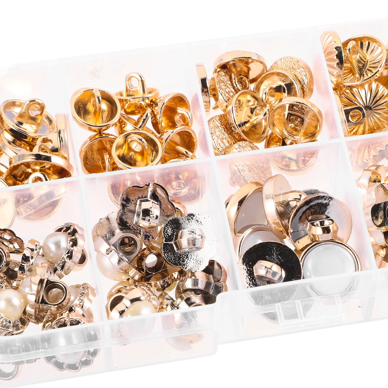 

100Pcs Fashion Resin Button Set DIY Sewing Buttons for Garments Decorative Buttons for Shirt Coat Sweater Suit Craft Projects