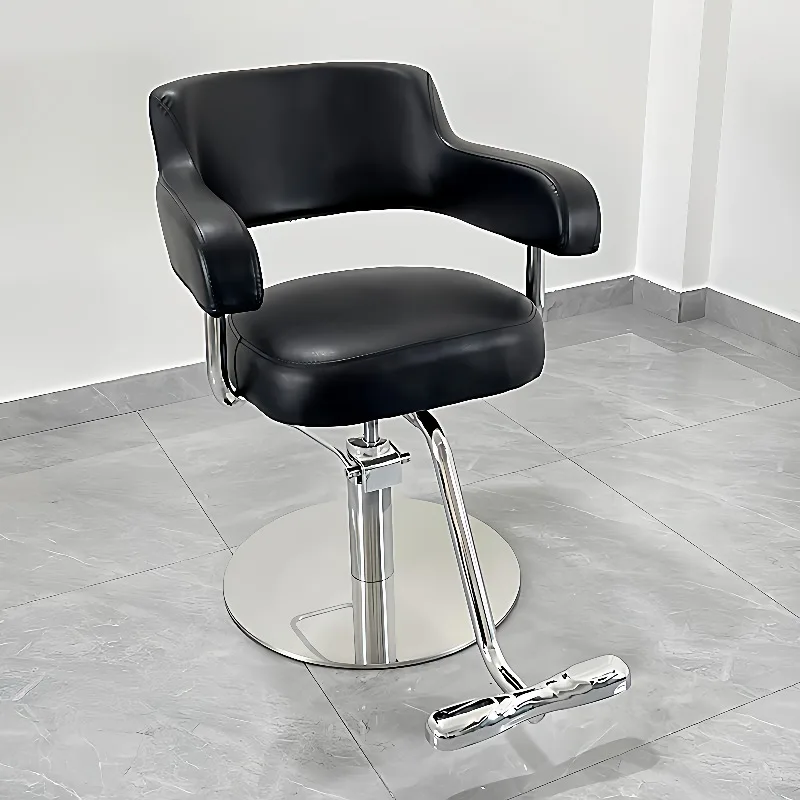 Professional Waiting Shop Barber Chairs Luxury Reclining Barber Chairs Manicure Styling Cadeira De Barbeiro Hair Salon Furniture