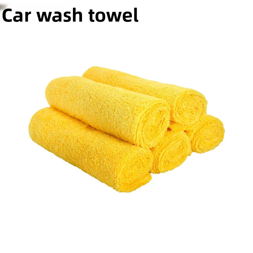 Thickened Ultra-fine Fiber Car Cleaning Towel, High-low Pile Car Wash Towel, Polyester-nylon Warp-knitted Car Cleaning Cloth