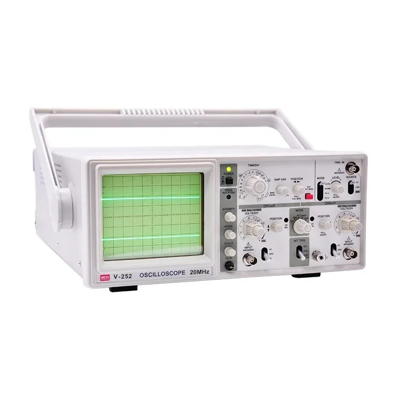 

【From China】MCH Factory Direct Selling 2 Trace Oscilloscope 20Hz V-252