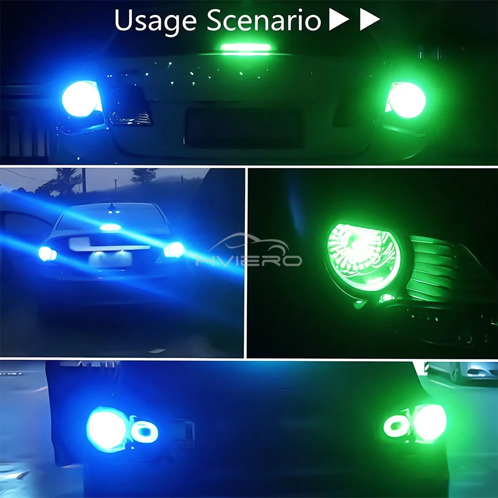 1/2PCS 1156 1157 Strobe Lamp 5630 DC 12V Parking Reverse LED Trunk Bulb Car Brake Turn Signal Tail Flashing Light Multicolors