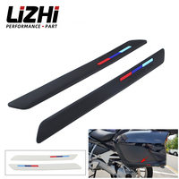 Universal 2 Pcs Universal Car Bumper Strip Protector Guard Corner Crash Trim Protection Door Guards Lip Deflector For motorcycle