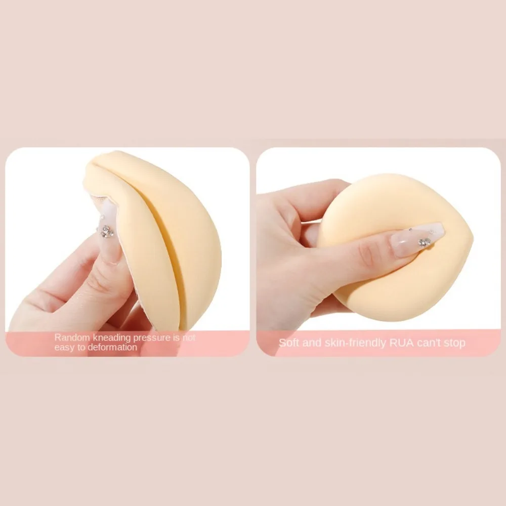 Esponja de maquillaje con cojín de aire, esponja profesional de algodón elástico con dibujos animados, cosmética, suave, animación Kawaii, cojín de aire en polvo