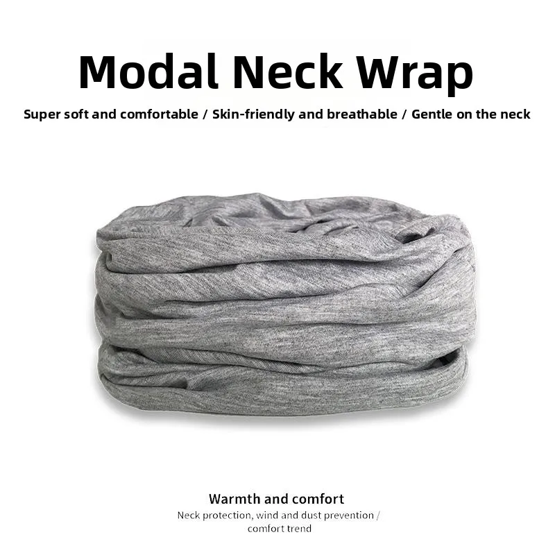 

Удобный модальный шарф, легкая зимняя теплая маска для лица, весенне-осенний тонкий модный универсальный шарф