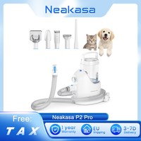 Neakasa P2 Pro Dog Clipper with Vacuum Cleaner Professional Pet Grooming Set Pet Hair Clipper with 5 Care Tools 10500Pa Suction