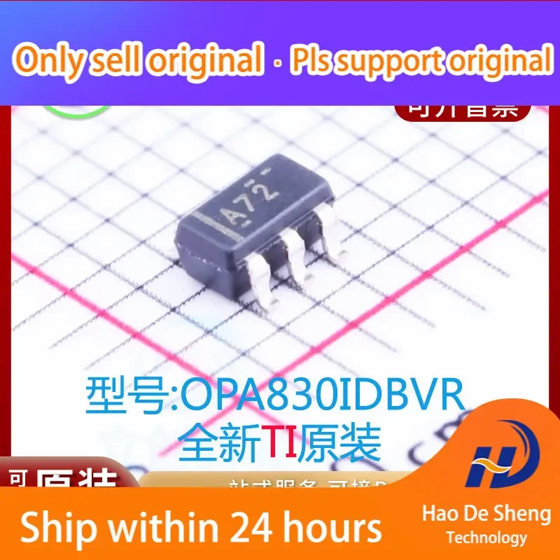 10PCS/LOT OPA830IDBVR  Logo A72 SOT23-5  New Original in stock Power bank