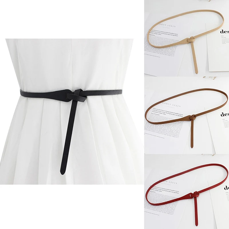 Fashion Knot Belts Soft Knotted Strap Belt Long Dress Accessories Lady Waistband