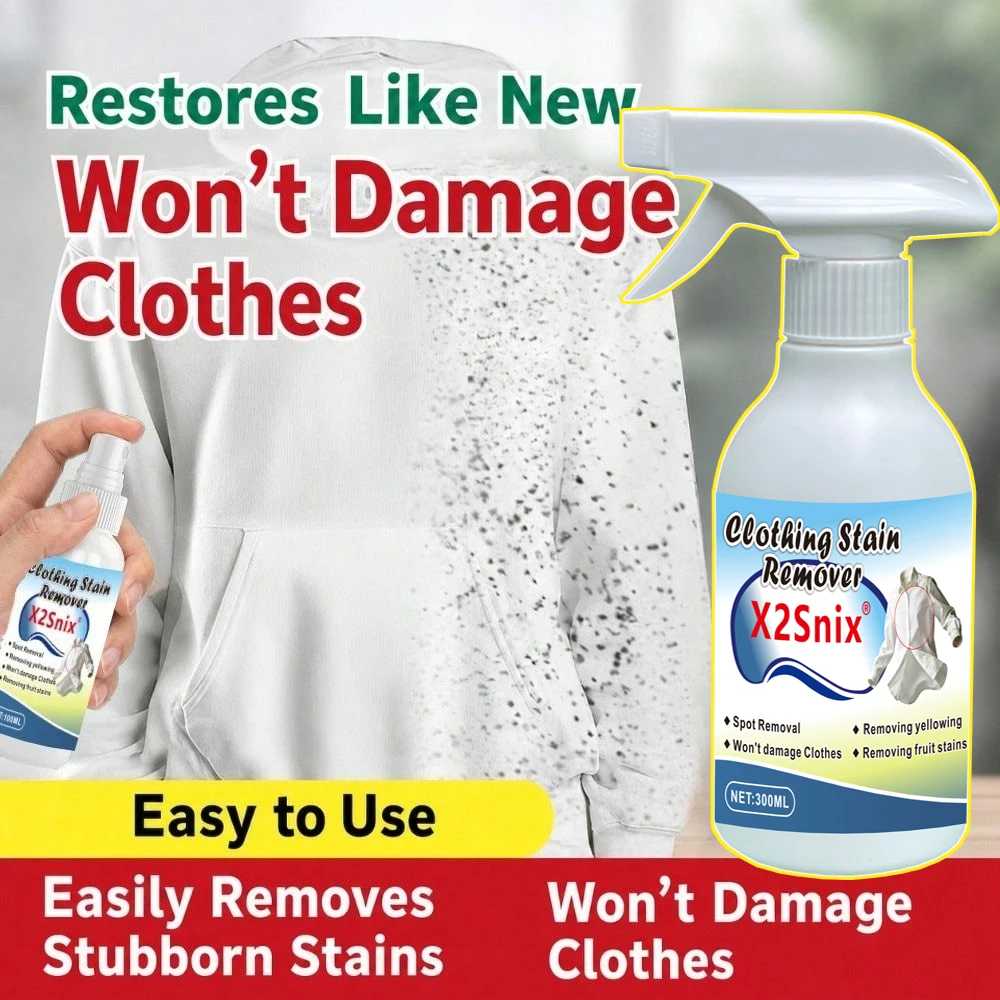 Clothing Mold Remover Spray, Quickly Remove Stains, Mildew Cleaning Agent, Suitable for Clothing, Carpets, Curtains, Fabric Sofa