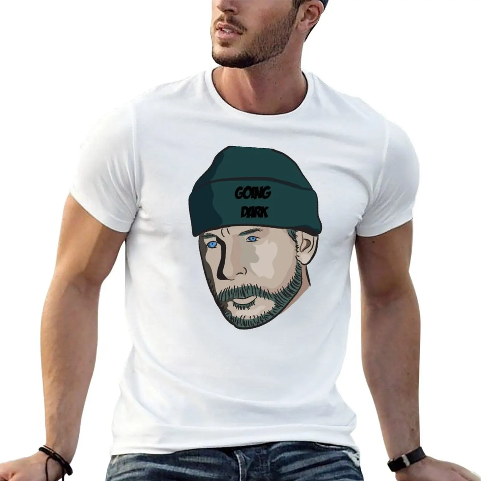 

Cartoon Captain Price - GOING DARK T-Shirt t shirts with prints funny t shirts cotton t shirts for man graphic tees T-shirt