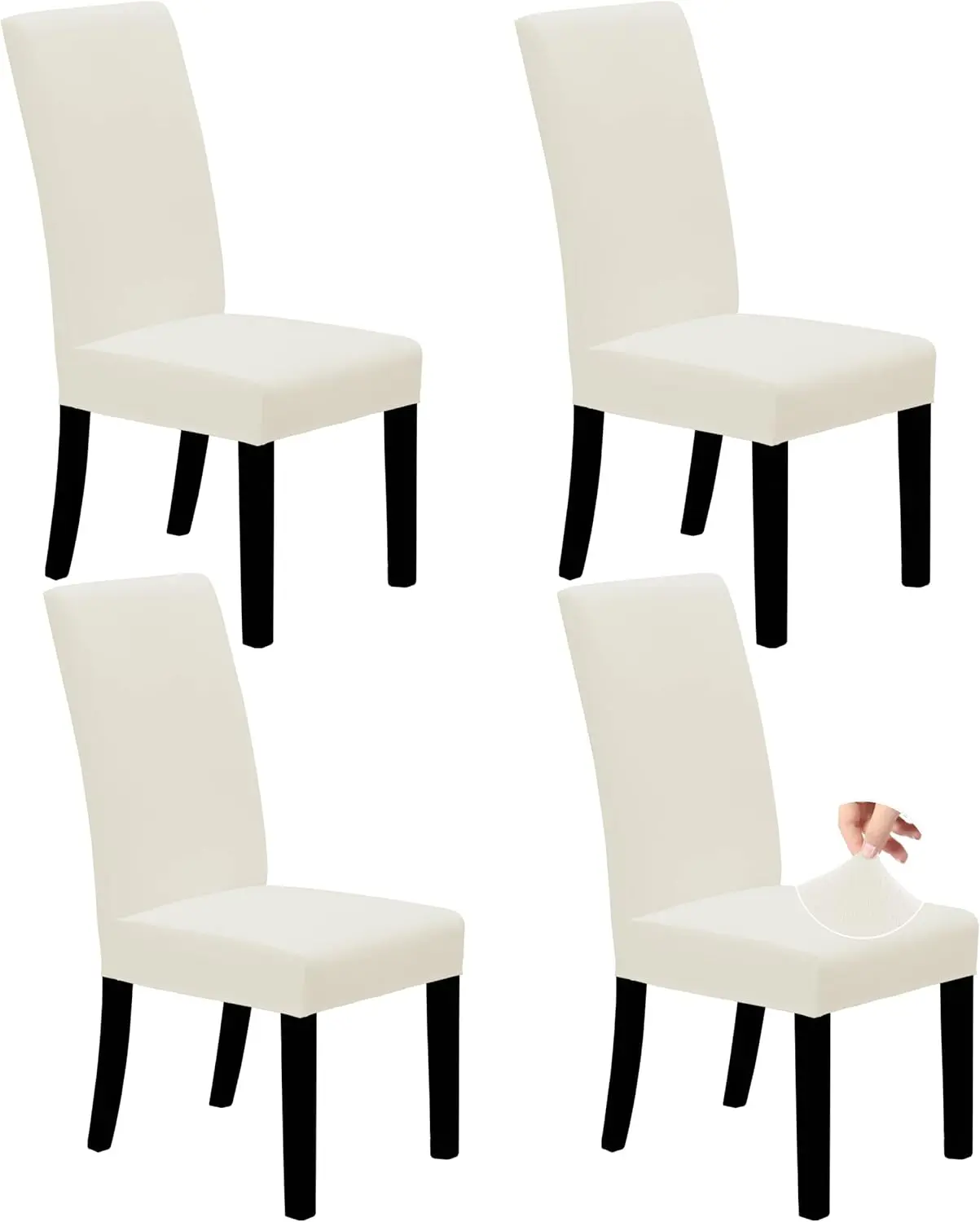 

Dining Chair Covers Stretch Dining Room Chair Covers Set Of 4, Parsons Chair Slipcovers For Dining Room, Ceremony, Banquet,