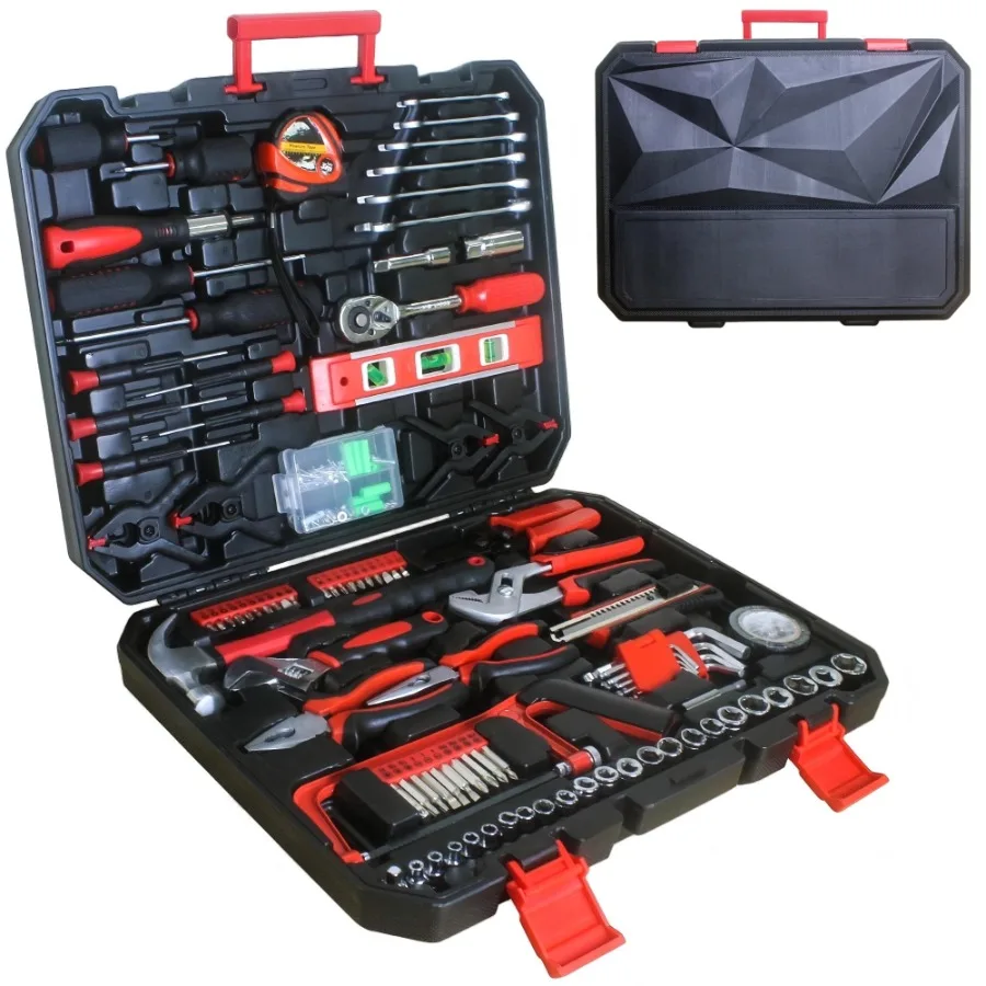 

238-Piece Mechanics Tool Set with Socket and Ratchet Wrench in Chrome Finish for Automotive Repair Home Maintenance and Industr