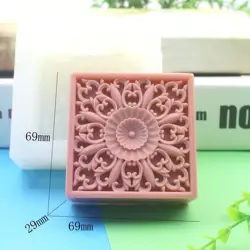 1pcs Rattan Flower (zx413) Food Grade Silicone Handmade Soap Mold Crafts DIY Mould
