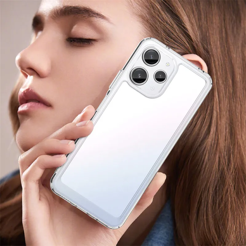 For Xiaomi Redmi 12 Case Xiaomi Redmi 12 4G 5G Cover Luxury Shockproof Hard PC TPU Silicone Phone Back Cover For Xiaomi Redmi 12 image 2
