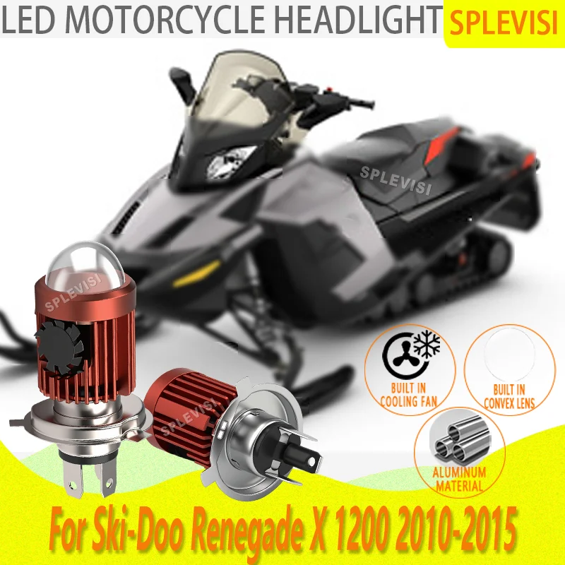 

3070 Chip LED Headlight - 40W 4000LM/Bulb 3000K Yellow 6000K White For Ski-Doo Renegade X 1200 2010 2011 2012 2013 2014 2015