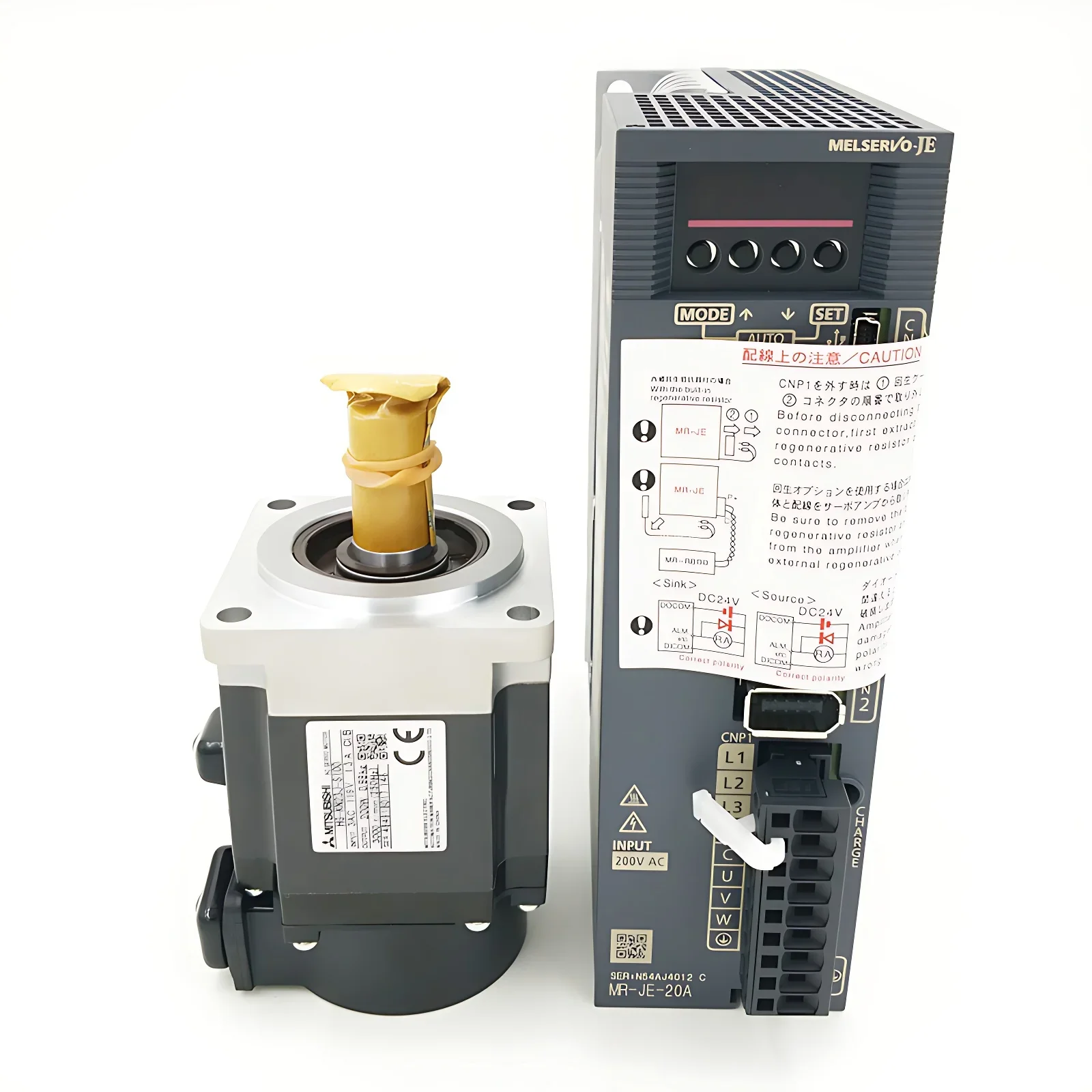 

new original servo drive MR-JE with servo motor HG-KN series MR-JE-10A+HG-KN13BJ-S100