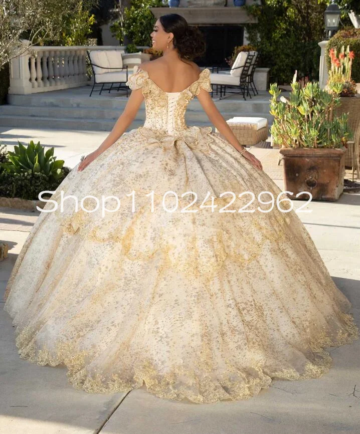 Vestidos Quinceanera com decote borboleta cintilante, espartilho vermelho com cordões, ombro, vestido de lantejoulas, 15