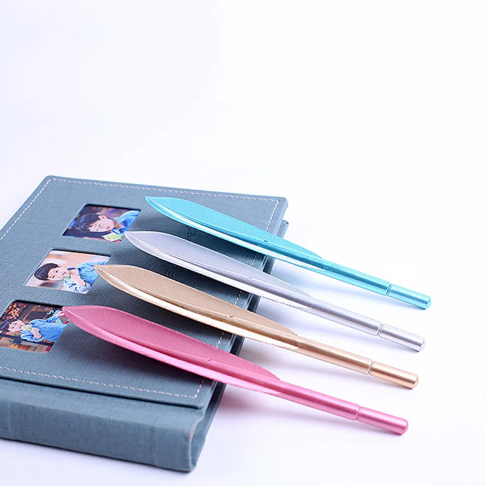 

8Pcs 0.5mm Colorful -Shaped Ballpoint Pens for Students Creative Writing Stationery Wedding Guest Book Signing Gift