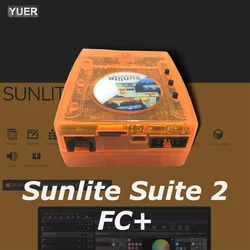 Equipamento de dj dmx software controle sunlite suíte 2 fc + efeito iluminação palco sunlite suíte para led par movendo a cabeça