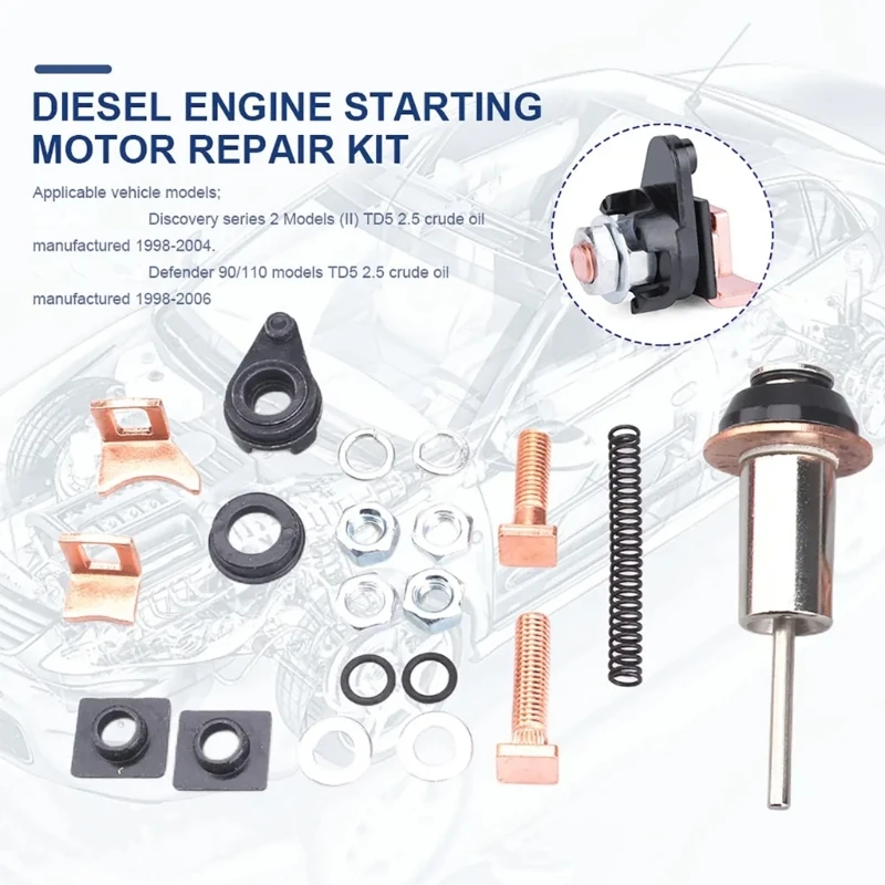 

Upgraded Engine Starter Motor Repair Set Repair set 2280007220 Replacement Vehicle Performances for TD5