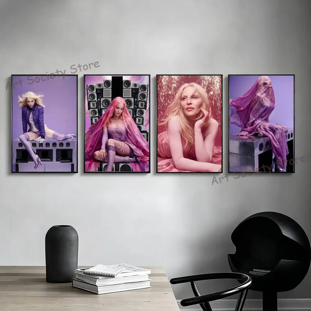 Singer Confessions M-Madonna 2026 Poster Multi-Purpose Wall Art for Living Room Bedroom Office Hallway Bar Home Decor Gift
