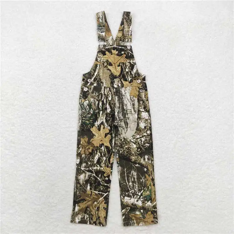 P0533 Fashionable And Good  Guality Autumn Jeans Leaves and branches camouflage Print With Jeans Children Clothes Rts No Moq