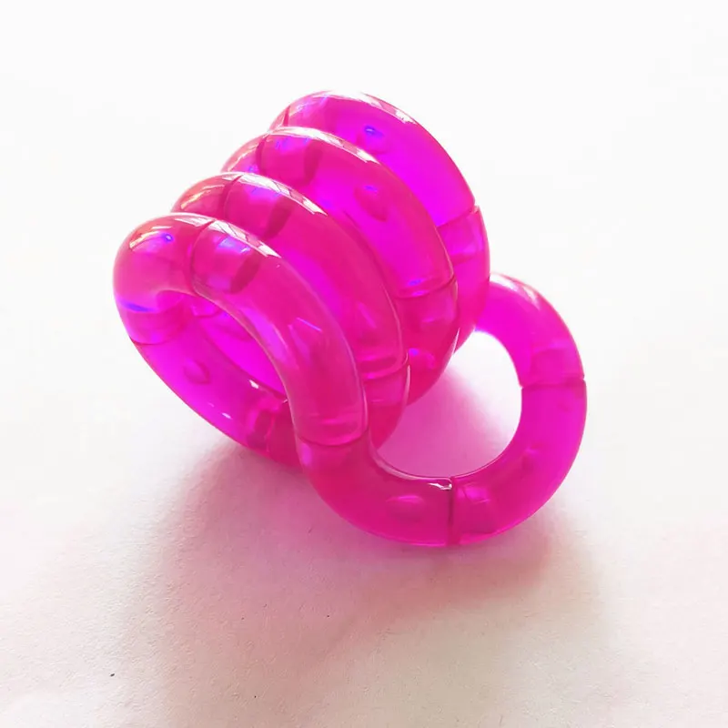 ‌ Transparante Veelzijdige Draaiende Cirkel Kronkelende Decompressie Ontgrendelen Vervorming Touw Veelzijdige Ontluchting Speelgoed Nieuwigheid Speelgoed