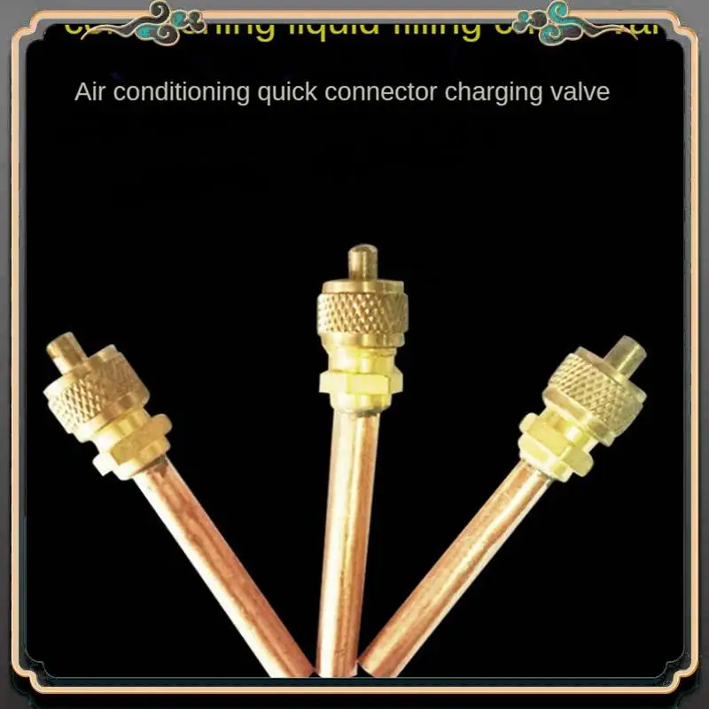 Haste da válvula de acesso haste da válvula cobre 1/4 Polegada sae 1/4 Polegada od 2.755 Polegada haste forte núcleo ac ar condicionado refrigeração